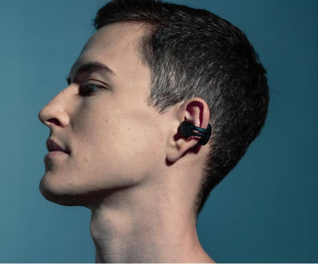 Безпроводні навушники з конструкцією open-ear HAKII LINK Open-Ear Wireless Earbuds color :Black